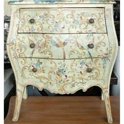 Paint Decorated Nightstand Commode #2393879