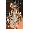 Pair of Bronze and Crystal Chandeliers #2393881