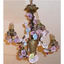 Antique French Bronze Chandelier #2393896