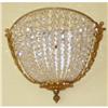 Pair of Bronze and Beaded Crystal Sconces Wall #2393906