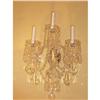 Pair of Crystal Sconces Wall Lights #2393907