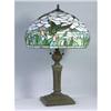 Image 1 : LEADED GLASS BIRD IN FLIGHT LAMP  / NEW #2393914