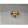 Image 1 : Estate 14K YG Gold Pink Tourmaline Diamond Ring#2393996