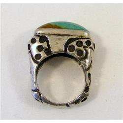 Ring Turquoise. Diane Malouf c1990 signed #2394177