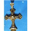 Image 1 : RUSSIAN FABERGE GOLD&ENAMEL CROSS  #2394219