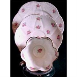 Late Foley Shelley Dainty Rose FGMN Tea Trio  #2385123