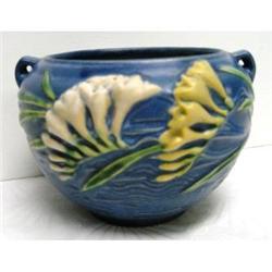 Vintage Roseville Freesia Blue Vase #2385632