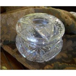 American Brilliant Cut Glass Hair Receiver #2385636