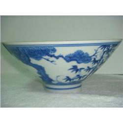 Chinese blue/white porcelain bowl #2385810