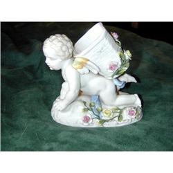 Antique, Dresden, Meissen German Angel Figurine#2385838