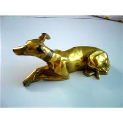 Grey Hound in Bronze resting #2385904