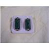 Image 1 : GREEN STONE EARRINGS - GA 0078 #2385972