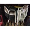 Image 2 : PALLET OF ASSORTED PLASTIC OUTDOOR PATIO FURNITURE