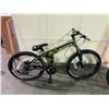 Image 2 : EUROBIKE G4 GREEN 21 SPEED FULL SUSPENSION FOLDING BIKE WITH FULL DISC BRAKES