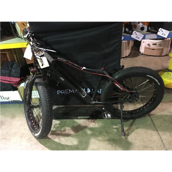 VOLTBIKE YUKON 750, FRONT SUSPENSION, FULL DISC BRAKES, 6 SPEED ELECTRIC MOUNTAIN BIKE