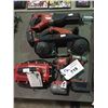 Image 1 : MILWAUKEE CORDLESS SAWZALL, CORDLESS PORTABLE BANDSAW, 2 CORDLESS IMPACT DRIVERS & 6 M18 BATTERY