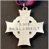 Image 3 : CANADA MILITARY MEDAL 1943 Memorial Cross #188A Named UNC