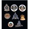 Image 3 : WORLD MILITARY PINS 1914-1945 A Lot of 24 Sterling Silver Pins Fine- Extra Fine