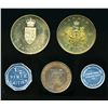 Image 2 : MEDALS QUEBEC 1880-1967 A Lot of 5 Tokens & Expo 67 Extra Fine-UNC
