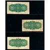 Image 2 : DOMINION OF CANADA 25¢ 1923 DC-24, A Lot of 3 Shinplasters VG-VF