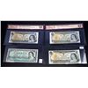 Image 1 : BANK OF CANADA $1.00 BC-37 & 46 A Lot of 4 Replacement Banknotes