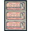 Image 4 : BANK OF CANADA $2.00 1954. A Lot of 11 BC-38 Modified Portrait Banknotes F-UNC