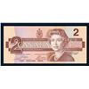 Image 1 : BANK OF CANADA $2,00 1986 BC-55a Crow-Bouey Repeater Banknote UNC
