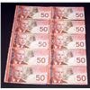 Image 1 : BANK OF CANADA $50.00 2004. A Lot of 10 BC-65a Banknotes VF-EF