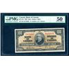 Image 3 : BANK OF CANADA $100.00 1937 BC-27b S/N B/J0174949 Banknote CCCS Choice AU-50
