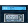 Image 6 : BANK OF CANADA 1954. A Lot of 4 Devil's Face Mixed Denomination Banknotes VG-VF