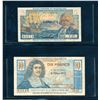 Image 1 : SAINT-PIERRE & MIQUELON N/D (1950-1960) A Lot of 5 Banknotes Very Good-Very Fine