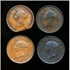 Image 1 : TOKEN Penny 1843-1854. NB-2. A Group of 4 Tokens