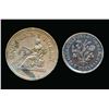 Image 2 : TOKENS 1812 A Pair of Colonial Lower Canada Pieces F-Very Fine