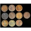 Image 2 : TOKEN Penny 1852 PC-4 A Lot of 10 Pieces Very Good-Very Fine+