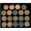 Image 2 : TOKEN Halfpenny 1850-57 PC-5 Br-570 A Study Group of 19 Mixed Dates Fine-Very Fine+