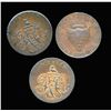 Image 1 : CONDOR TOKENS Cheshire/Cornwall 1791 A Lot of 3 Pieces All Very Fine