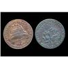 Image 1 : CONDOR TOKENS Kent 1794-95 A Lot of 2 Pieces Very Fine-Extra Fine