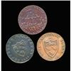 Image 1 : CONDOR TOKENS Kent 1794-96 A Lot of 3 Pieces Fine-Very Fine+