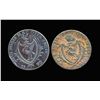 Image 1 : CONDOR TOKENS Lancaster 1791-92 A Lot of 2 Pieces Both Very Fine