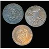 Image 2 : CONDOR TOKENS Lancaster 1791-93 A Lot of 3 Pieces Both Very Fine