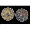 Image 1 : CONDOR TOKENS Lancaster 1794 A Lot of 2 Pieces Both Very Fine