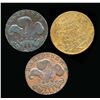 Image 1 : CONDOR TOKENS Middlesex 1789-95 A Lot of 3 National Series Fine-Very Fine+