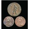 Image 2 : CONDOR TOKENS Middlesex 1793 A Lot of 3 Political and Social Series VG+-EF