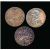 Image 1 : CONDOR TOKENS Middlesex 1793-1794 A Lot of 3 Political and Social Series VF-VF+