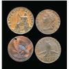 Image 1 : CONDOR TOKENS Middlesex 1795 A Lot of 4 Pieces Fine-Very Fine