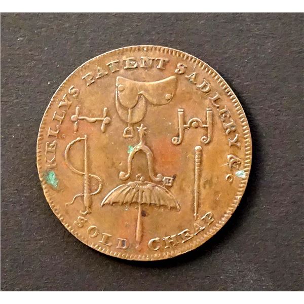 CONDOR TOKENS Middlesex N/D Kelly's D&H# 345 9.1 gm. Extra Fine