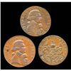 Image 2 : CONDOR TOKENS Sussex 1794-95 A Lot of 3 Town Tokens Very Fine-Extra Fine