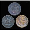 Image 2 : CONDOR TOKENS Dublin 1792-1795 A Lot of 3 Dublin Pieces Fine-Extra Fine