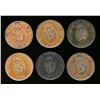 Image 1 : ENGLAND Penny 1811 A Lot of 6 B.B. & Copper Co. Pieces Fine-Extra Fine