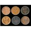 Image 2 : ENGLAND Penny 1811 A Lot of 6 B.B. & Copper Co. Pieces Fine-Extra Fine
